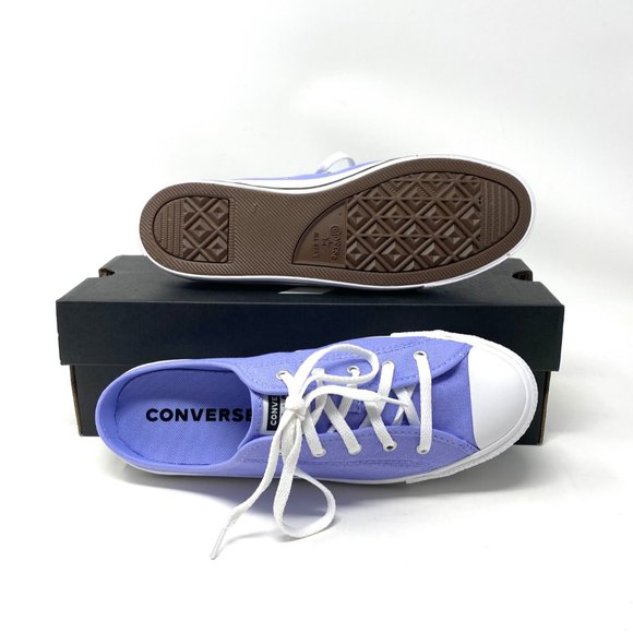 Converse CTAS Sneaker Womens Dainty Mule Slip Twiling Purple Canvas Size 571186C - Picture 2 of 11